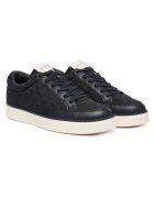 Emporio Armani Мъжки кецове - Текстил - Тъмносин/Бял