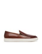 Emporio Armani Мъжки мокасини естествена кожа кафяви