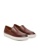 Emporio Armani Мъжки мокасини естествена кожа кафяви
