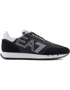 Emporio Armani Мъжки спортни обувки EA7 - Винтидж - Черен/Бял - 40634 - Бял/Черен