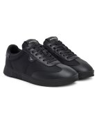 Emporio Armani Мъжки спортни обувки - маратонки - черни - текстил