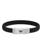 Emporio Armani Силиконова гривна с неръждаема стомана