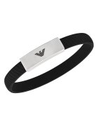 Emporio Armani Силиконова гривна с неръждаема стомана