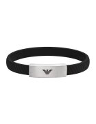 Emporio Armani Силиконова гривна с неръждаема стомана