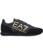 Emporio Armani Спортни обувки EA7 Black&White Vintage NY - Черен - Златист - Златист/Черен