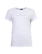 Emporio Armani Стандартна тениска с лого от декоративни камъни