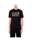 Emporio Armani Тениска EA7 Train Core Id M Big Logo S 55481 - Златист/Черен