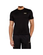 Emporio Armani Тениска EA7 Train Logo Series 40725 - Златист/Черен