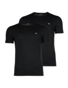 Emporio Armani Тениска с овално деколте и лого - 2 чифта