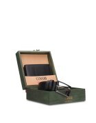 Enrico Coveri Кожени портфейл и колан Erevan Pro - 2 части - Черен