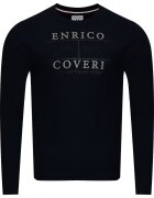 Enrico Coveri Мъжка блуза Памук Черна