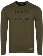 Enrico Coveri Мъжка блуза Памук Кафява.
