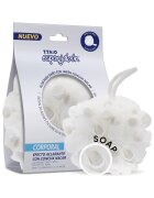 Esponjabon Гъба за душ 2 в 1 Ексфолираща мрежа Сапун Mother of Pearl С озаряващ ефект