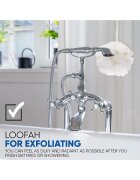 Esponjabon Гъба за душ 2 в 1 Ексфолираща мрежа Сапун Mother of Pearl С озаряващ ефект
