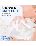 Esponjabon Гъба за душ 2 в 1 Ексфолираща мрежа Сапун Mother of Pearl С озаряващ ефект