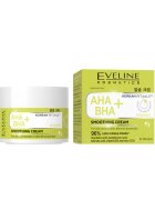 Eveline Cosmetics Изглаждащ крем AHA+BHA Korean Rituals с бадемова киселина салицилова киселина и ниацинамид за мазна комбинирана и проблемна кожа 50 мл