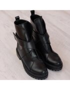Exclusives Bocanci piele naturala - Bristol - Winter Edition - Черен