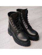 Exclusives Classic Leather Worker Boots - Черен