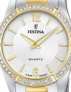Festina Аналогов часовник с жлеб с циркони