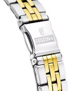 Festina Часовник от неръждаема стомана с циркони Сребрист/Златист