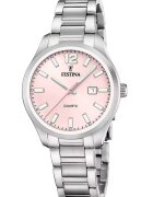Festina Часовник с метална верижка Сребрист