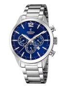 Festina Часовник с метална верижка Сребрист