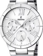 Festina Мултифункционален часовник от неръждаема стомана Сребрист