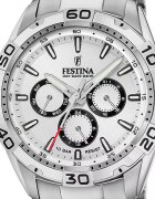 Festina Мултифункционален часовник с верижка от неръждаема стомана Сребрист