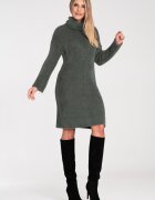 Figl Плетена рокля - найлон - зелено - Един размер