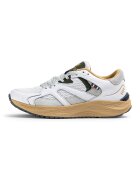 Fila Кожени маратонки Neon с текстил - Бял/Оранжев/Тъмно каки