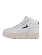 Fila Кожени спортни обувки Sandblast с равна платформа - Бял