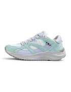 Fila Скосени мрежести спортни обувки Neon с кожа - Пастелносин/Ледено синьо