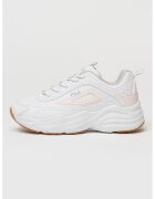 Fila Скосени спортни обувки Skye от еко кожа - Бял/Бледо розово