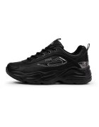 Fila Скосени спортни обувки Skye от еко кожа - Черен/Сребрист