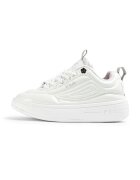 Fila Скосени спортни обувки Superbubble от еко кожа - Бял