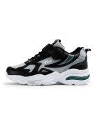Fila Спортни обувки Madrun с велкро и мрежести зони - Черен/Бледозелен/Тъмнозелен