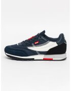 Fila Спортни обувки Retronique 22 с велур - Бял/Тъмносин