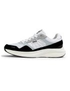 Fila Спортни обувки Skyleap с велур - Бял/Черен/Светло сив