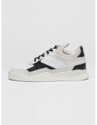 Filling Pieces Скосени кожени спортни обувки - Бял/Черен