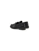 Filling Pieces Унисекс мокасини 305042088 - Естествена кожа - Черни