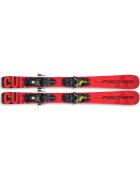 Fischer Ски THE CURV + FJ4 CA - с връзки - детски - червени