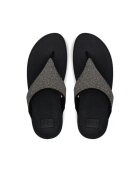 Fitflop Дамски джапанки GB4 090 - имитация на кожа - черни