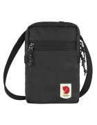 FjallRaven Чанта през рамо - Рециклиран найлон - Черна - 17x11x4 cm