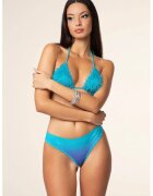 fk Two Piece Swimsuit With Fringe Details - Син