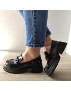 FORMAZIONE Дамски обувки Tp6830-1 Black Lacquer - Ежедневни - Черни