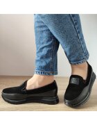 FORMAZIONE Ежедневни дамски обувки 5013-1 Black + Velvet - Черно + Velvet