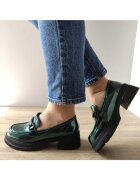 FORMAZIONE Ежедневни дамски обувки Tp6830-1 Green Lacquer - Зелено