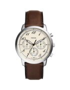 Fosil Мъжки часовник FOSSIL NEUTRA Хронограф FS6022 - метал - кожена каишка - минерално стъкло - 42мм