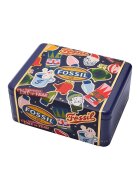 Fossil Часовник Machine с хронограф и силиконова каишка Черен