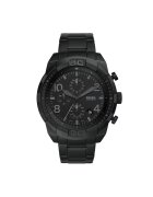 Fossil Часовник от инокс с хронограф